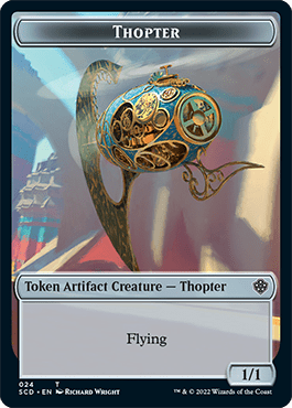 Elephant // Thopter Double-Sided Token [Starter Commander Decks] MTG Single Magic: The Gathering  | Multizone: Comics And Games