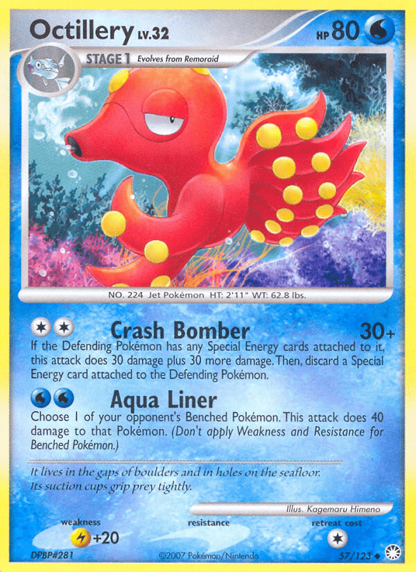 Octillery (57/123) [Diamond & Pearl: Mysterious Treasures] Pokemon Single Pokémon  | Multizone: Comics And Games