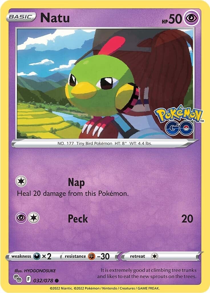 Natu (032/078) [Pokémon GO] Pokemon Single Pokémon  | Multizone: Comics And Games