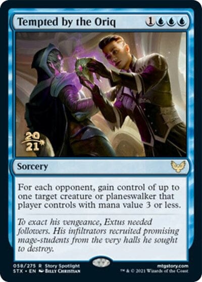 Tempted by the Oriq [Strixhaven: School of Mages Prerelease Promos] MTG Single Magic: The Gathering  | Multizone: Comics And Games