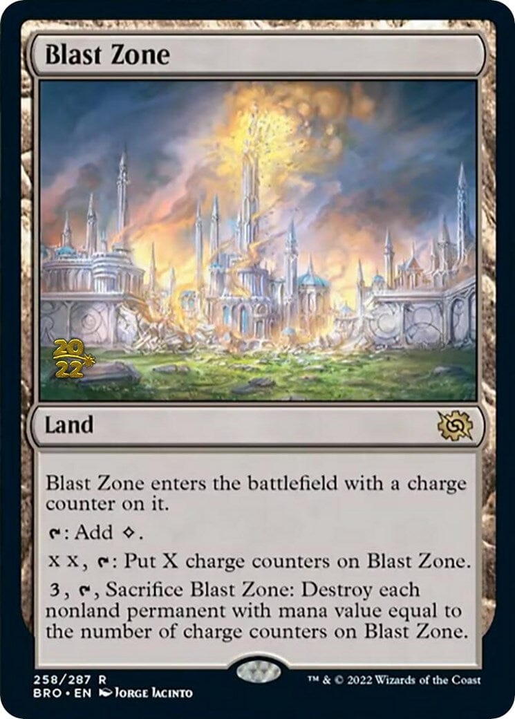 Blast Zone (258) [The Brothers' War: Prerelease Promos] | Multizone: Comics And Games