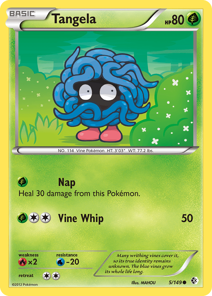 Tangela (5/149) [Black & White: Boundaries Crossed] Pokemon Single Pokémon  | Multizone: Comics And Games