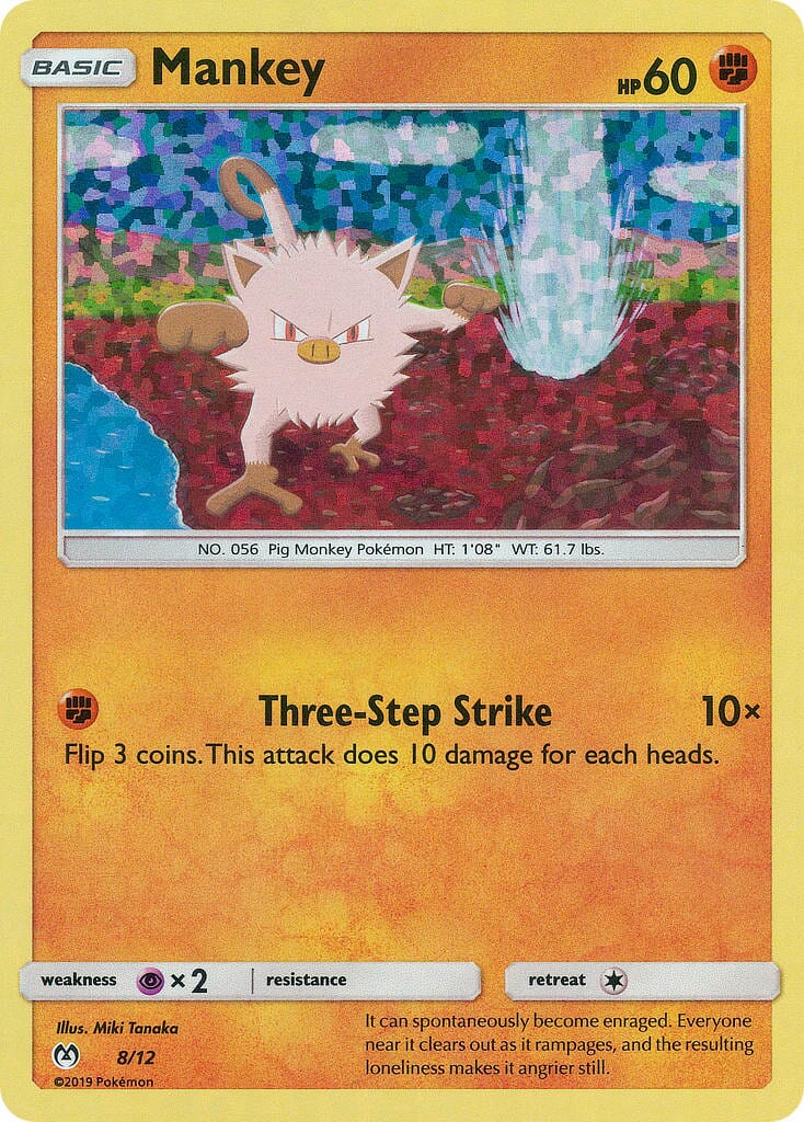Mankey (8/12) [McDonald's Promos: 2019 Collection] Pokemon Single Pokémon  | Multizone: Comics And Games