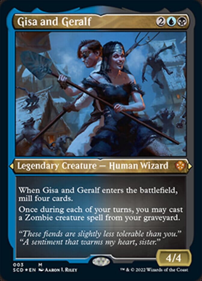 Gisa and Geralf (Foil Etched) [Starter Commander Decks] MTG Single Magic: The Gathering  | Multizone: Comics And Games