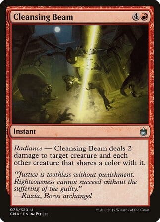 Cleansing Beam [Commander Anthology] MTG Single Magic: The Gathering  | Multizone: Comics And Games