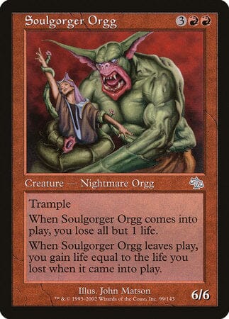 Soulgorger Orgg [Judgment] MTG Single Magic: The Gathering  | Multizone: Comics And Games