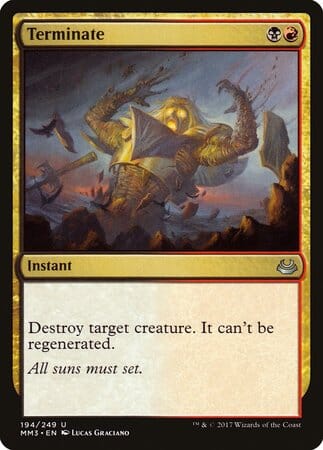 Terminate [Modern Masters 2017] MTG Single Magic: The Gathering  | Multizone: Comics And Games