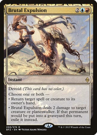 Brutal Expulsion [Battle for Zendikar] MTG Single Magic: The Gathering  | Multizone: Comics And Games