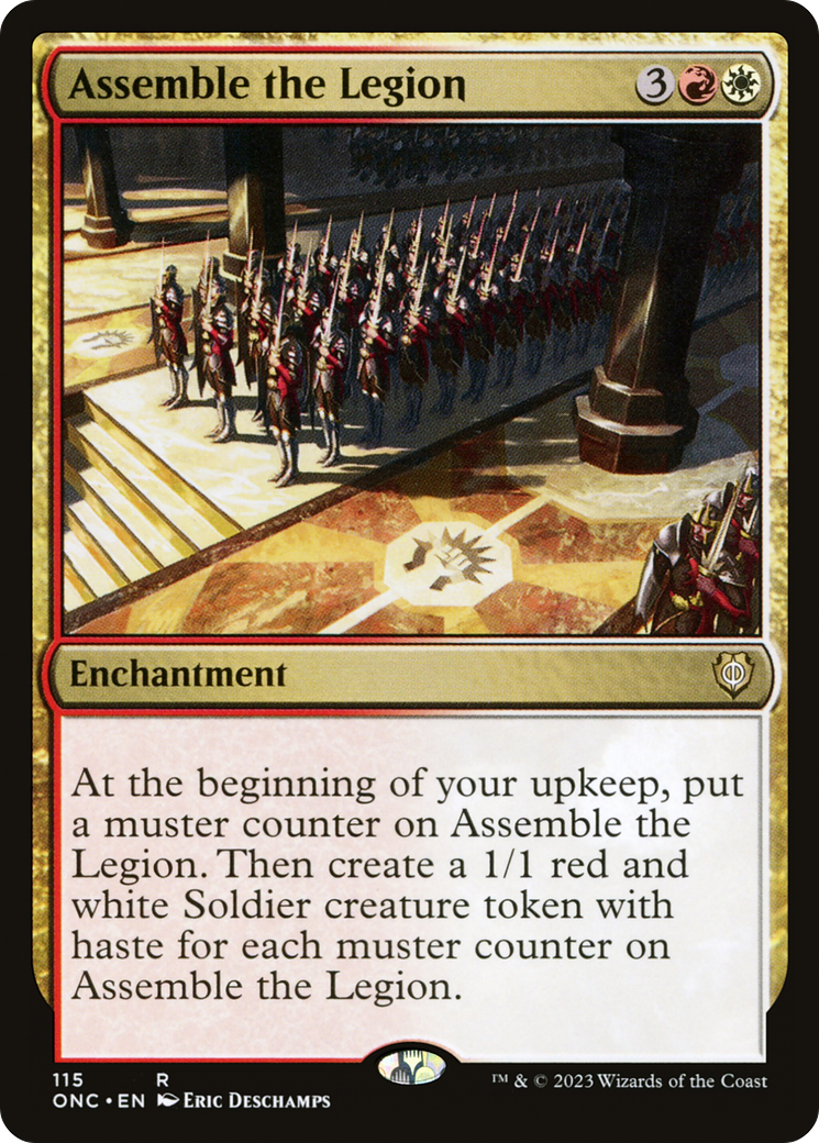 Assemble the Legion [Phyrexia: All Will Be One Commander] | Multizone: Comics And Games