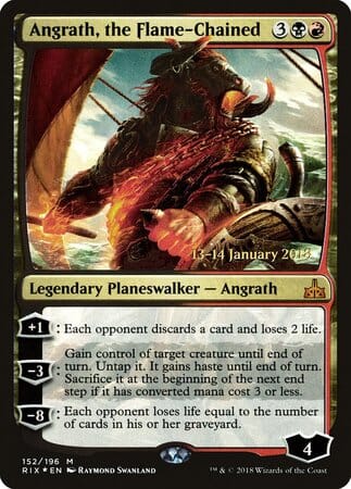 Angrath, the Flame-Chained [Rivals of Ixalan Promos] MTG Single Magic: The Gathering  | Multizone: Comics And Games