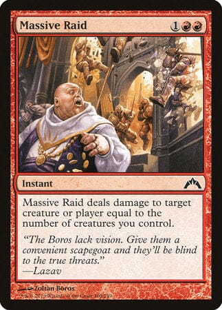 Massive Raid [Gatecrash] MTG Single Magic: The Gathering  | Multizone: Comics And Games
