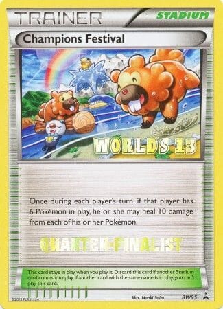Champions Festival (BW95) (2013 Quarter Finalist) [Black & White: Black Star Promos] Pokemon Single Pokémon  | Multizone: Comics And Games