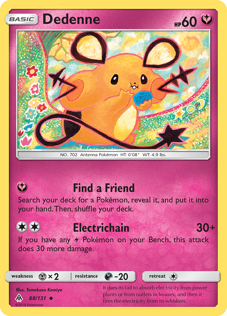 Dedenne (88/131) [Sun & Moon: Forbidden Light] Pokemon Single Pokémon  | Multizone: Comics And Games