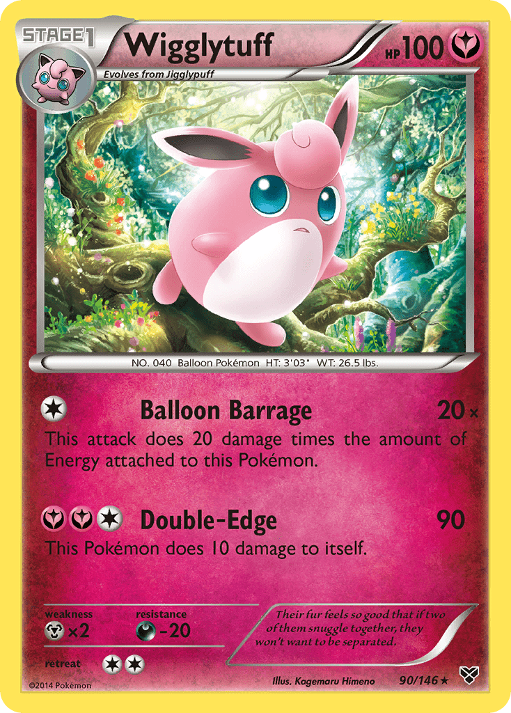 Wigglytuff (90/146) [XY: Base Set] Pokemon Single Pokémon  | Multizone: Comics And Games