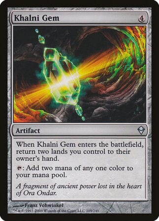 Khalni Gem [Zendikar] MTG Single Magic: The Gathering  | Multizone: Comics And Games