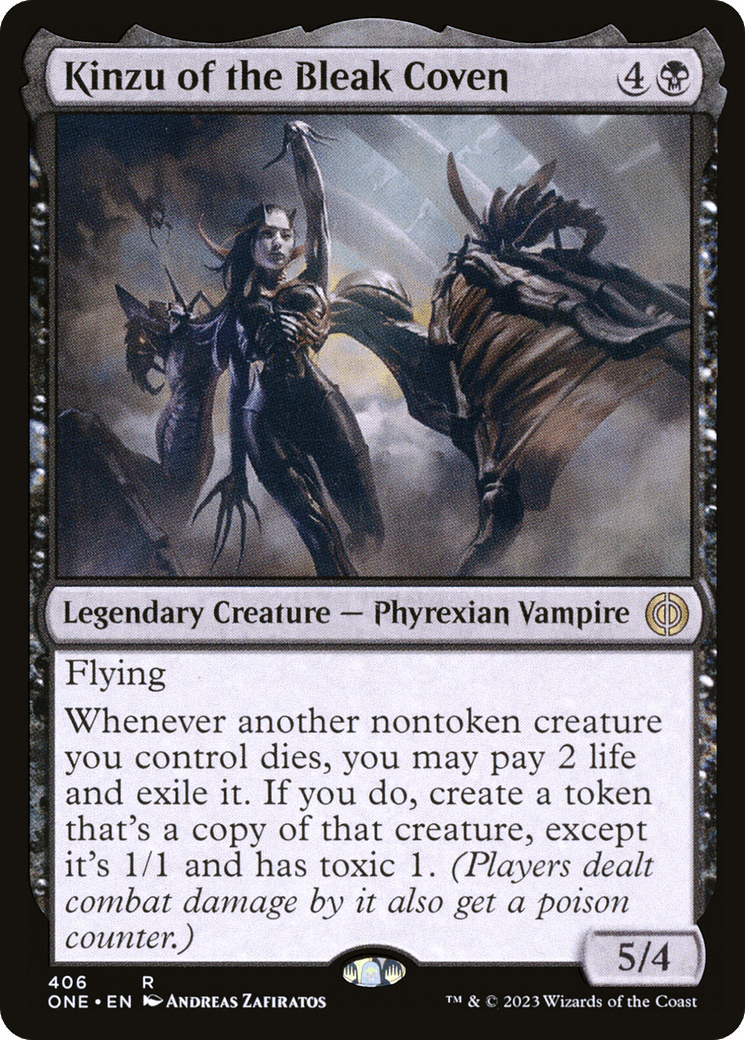 Kinzu of the Bleak Coven [Phyrexia: All Will Be One] MTG Single Magic: The Gathering  | Multizone: Comics And Games