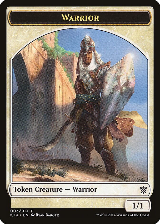 Warrior (003/013) [Khans of Tarkir Tokens] MTG Single Magic: The Gathering  | Multizone: Comics And Games