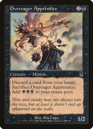 Overeager Apprentice [Odyssey] MTG Single Magic: The Gathering  | Multizone: Comics And Games