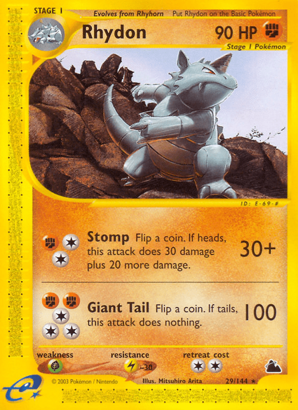 Rhydon (29/144) [Skyridge] Pokemon Single Pokémon  | Multizone: Comics And Games