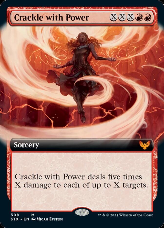 Crackle with Power (Extended) [Strixhaven: School of Mages] MTG Single Magic: The Gathering  | Multizone: Comics And Games