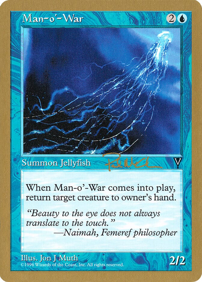 Man-o'-War (Paul McCabe) [World Championship Decks 1997] MTG Single Magic: The Gathering  | Multizone: Comics And Games