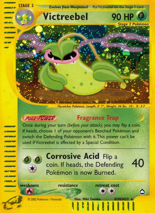 Victreebel (H30/H32) [Aquapolis] Pokemon Single Pokémon  | Multizone: Comics And Games