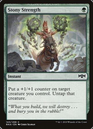 Stony Strength [Ravnica Allegiance] MTG Single Magic: The Gathering  | Multizone: Comics And Games