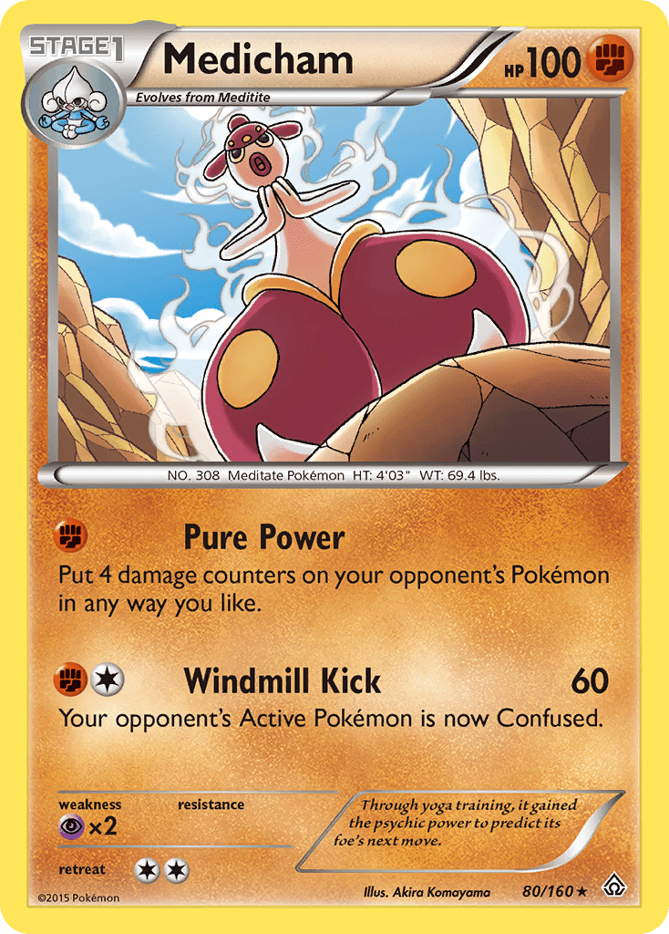 Medicham (80/160) [XY: Primal Clash] Pokemon Single Pokémon  | Multizone: Comics And Games