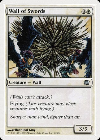Wall of Swords [Eighth Edition] MTG Single Magic: The Gathering  | Multizone: Comics And Games