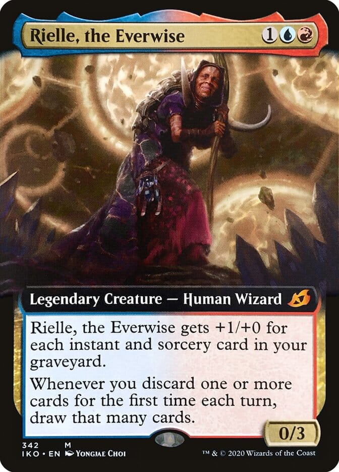 Rielle, the Everwise (Extended Art) [Ikoria: Lair of Behemoths] MTG Single Magic: The Gathering  | Multizone: Comics And Games