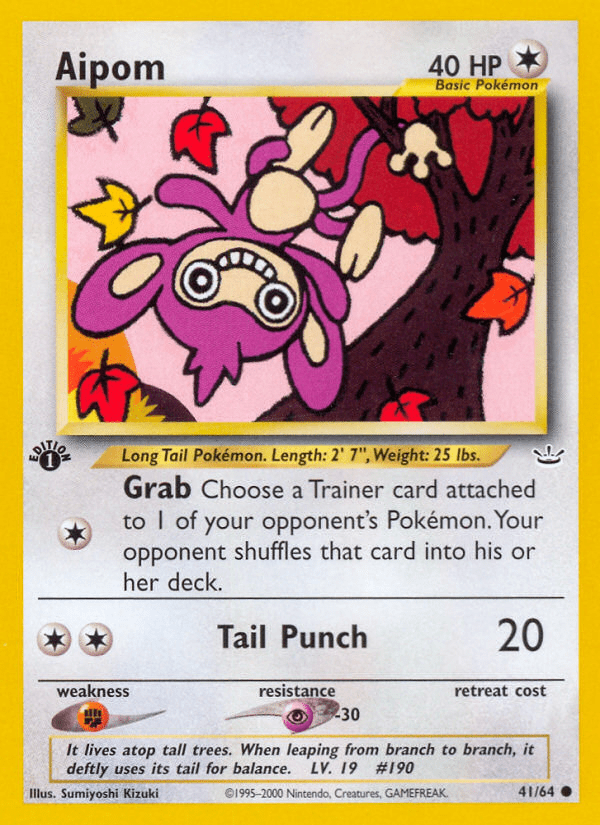 Aipom (41/64) [Neo Revelation 1st Edition] Pokemon Single Pokémon  | Multizone: Comics And Games