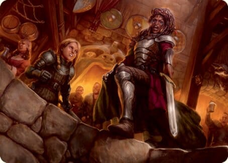 Veteran Dungeoneer Art Card [Dungeons & Dragons: Adventures in the Forgotten Realms Art Series] MTG Single Magic: The Gathering  | Multizone: Comics And Games