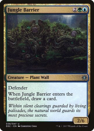 Jungle Barrier [Explorers of Ixalan] MTG Single Magic: The Gathering  | Multizone: Comics And Games