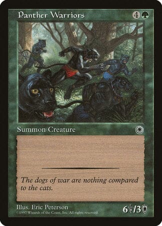 Panther Warriors [Portal] MTG Single Magic: The Gathering  | Multizone: Comics And Games