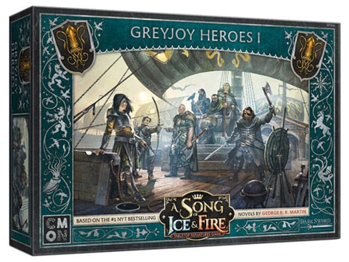 A Song of Ice & Fire: Greyjoy heroes 1 Miniatures CMON  | Multizone: Comics And Games