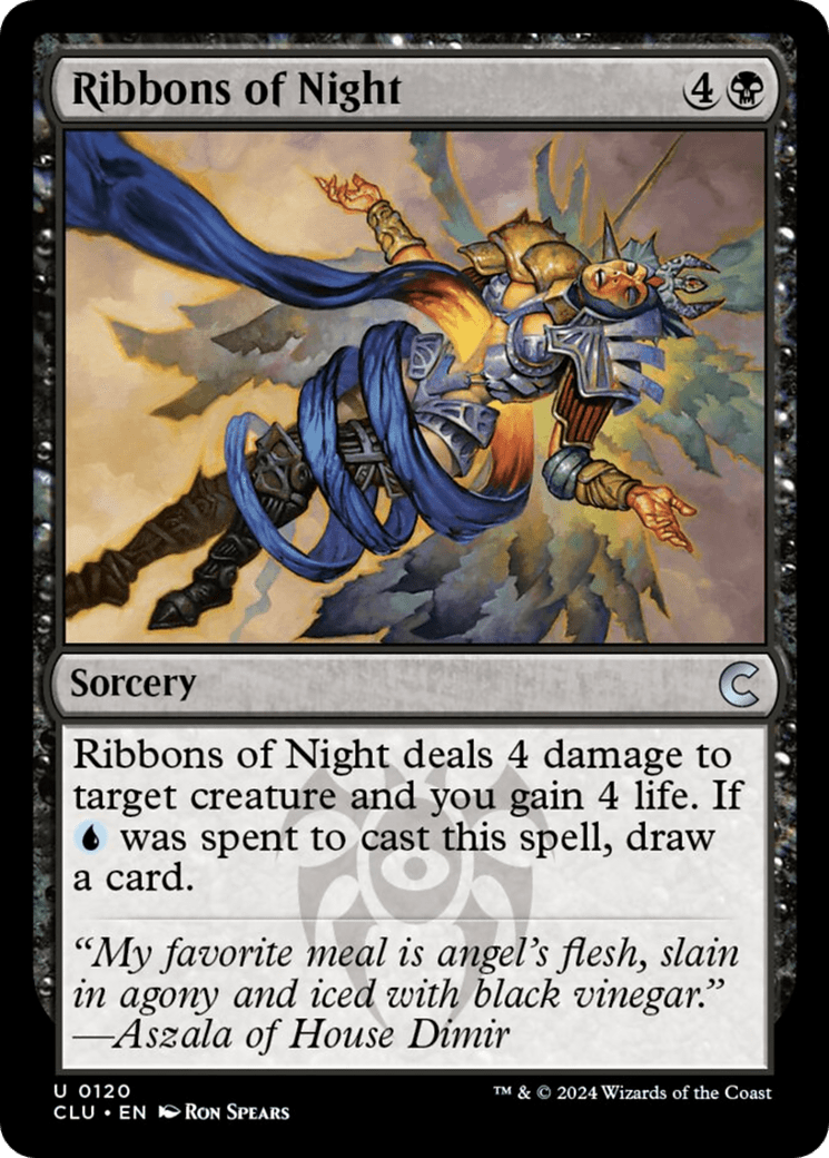 Ribbons of Night [Ravnica: Clue Edition] MTG Single Magic: The Gathering  | Multizone: Comics And Games