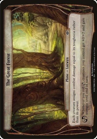 The Great Forest (Planechase Anthology) [Planechase Anthology Planes] MTG Single Magic: The Gathering  | Multizone: Comics And Games