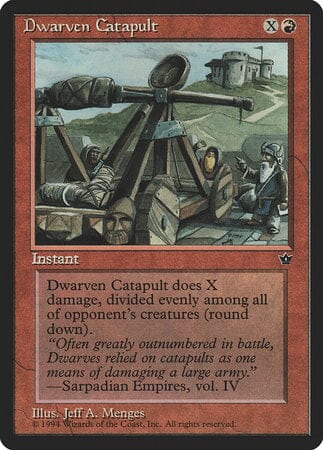 Dwarven Catapult [Fallen Empires] MTG Single Magic: The Gathering  | Multizone: Comics And Games