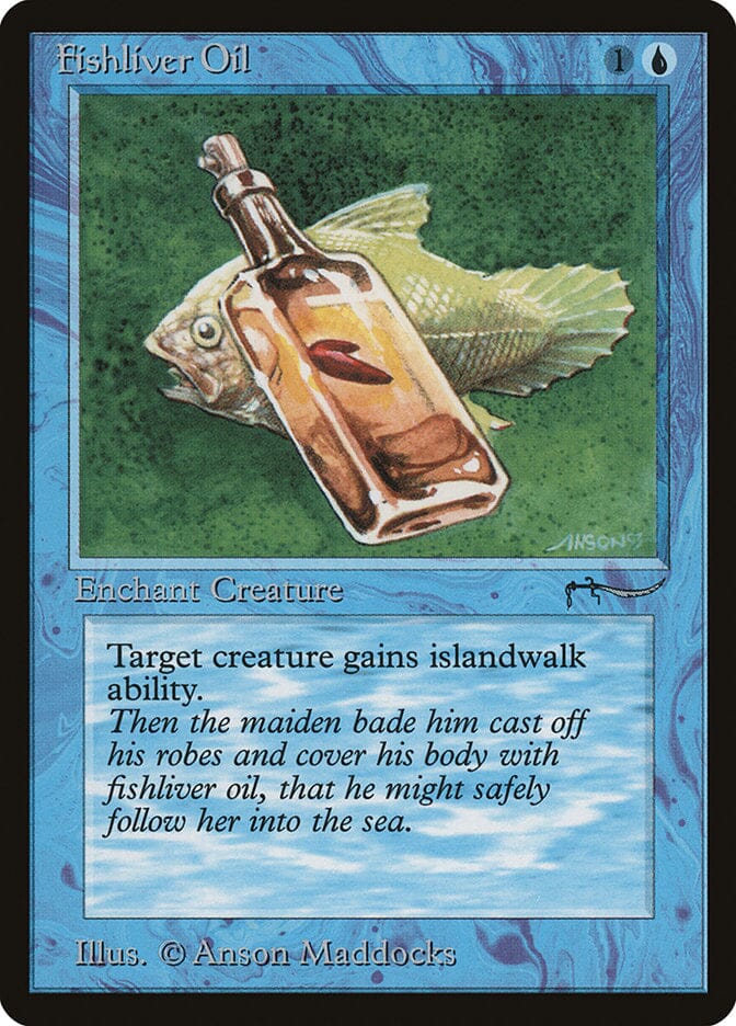 Fishliver Oil (Dark Mana Cost) [Arabian Nights] MTG Single Magic: The Gathering  | Multizone: Comics And Games