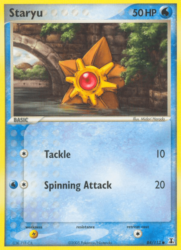 Staryu (84/113) [EX: Delta Species] Pokemon Single Pokémon  | Multizone: Comics And Games