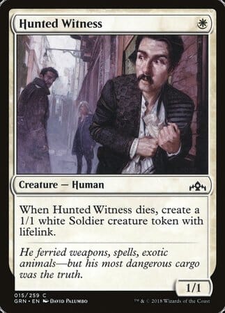 Hunted Witness [Guilds of Ravnica] MTG Single Magic: The Gathering  | Multizone: Comics And Games