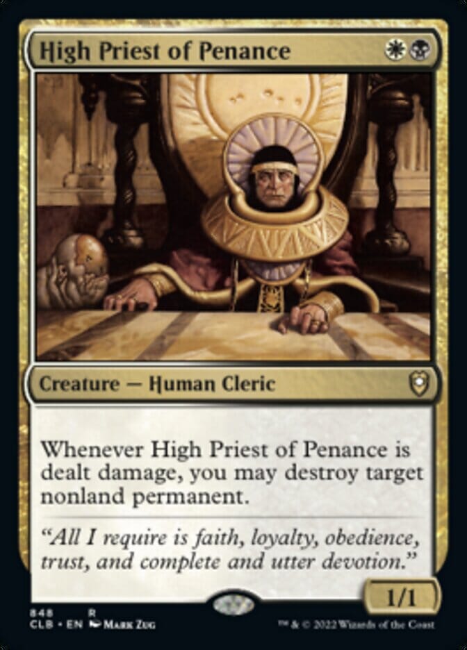 High Priest of Penance [Commander Legends: Battle for Baldur's Gate] MTG Single Magic: The Gathering  | Multizone: Comics And Games