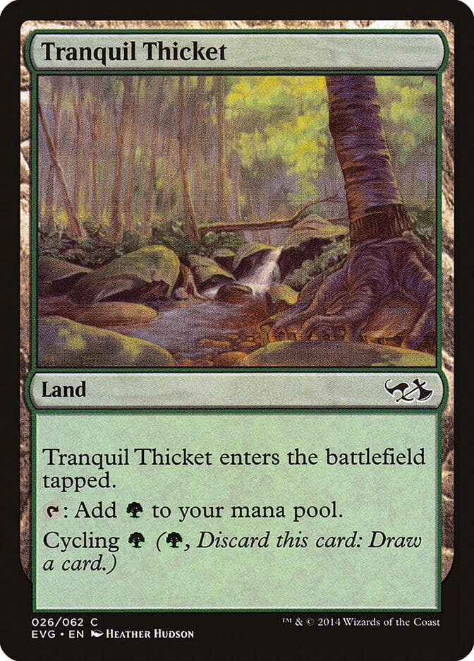 Tranquil Thicket (Elves vs. Goblins) [Duel Decks Anthology] MTG Single Magic: The Gathering  | Multizone: Comics And Games