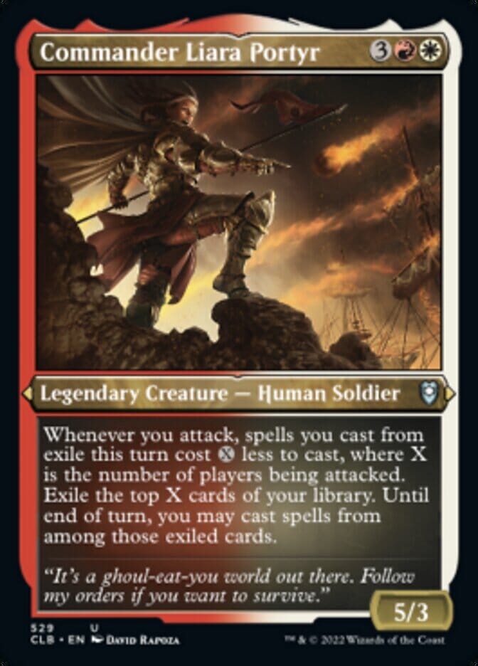 Commander Liara Portyr (Foil Etched) [Commander Legends: Battle for Baldur's Gate] MTG Single Magic: The Gathering  | Multizone: Comics And Games