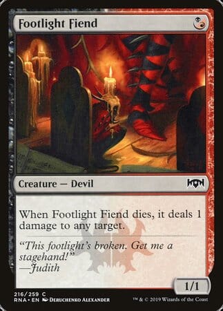 Footlight Fiend [Ravnica Allegiance] MTG Single Magic: The Gathering  | Multizone: Comics And Games