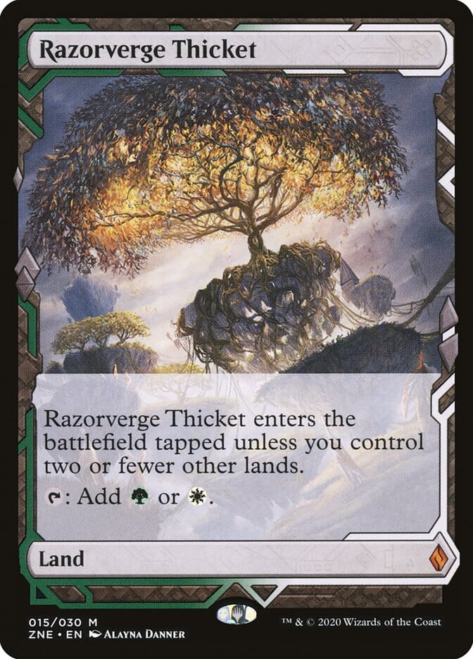 Razorverge Thicket [Zendikar Rising Expeditions] MTG Single Magic: The Gathering  | Multizone: Comics And Games