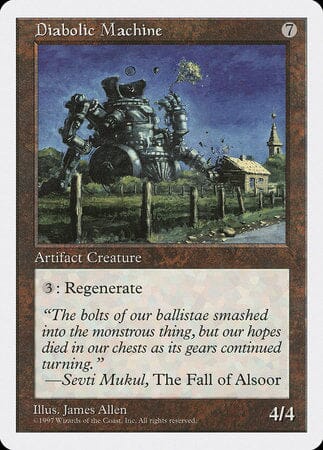 Diabolic Machine [Fifth Edition] MTG Single Magic: The Gathering  | Multizone: Comics And Games