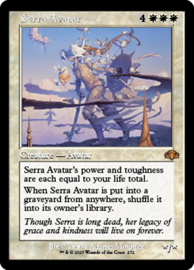 Serra Avatar (Retro) [Dominaria Remastered] | Multizone: Comics And Games