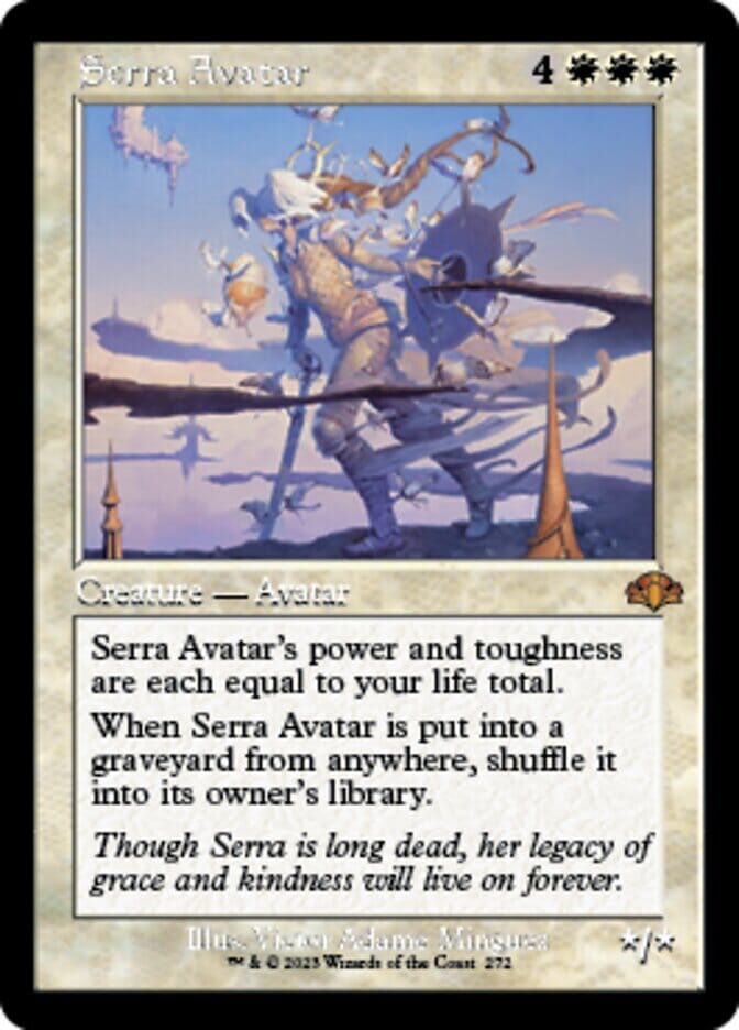 Serra Avatar (Retro) [Dominaria Remastered] MTG Single Magic: The Gathering  | Multizone: Comics And Games