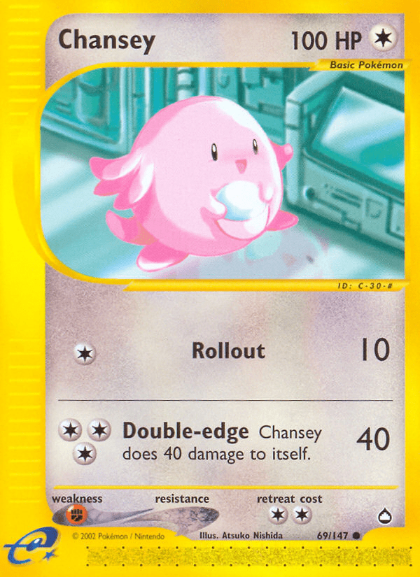 Chansey (69/147) [Aquapolis] Pokemon Single Pokémon  | Multizone: Comics And Games